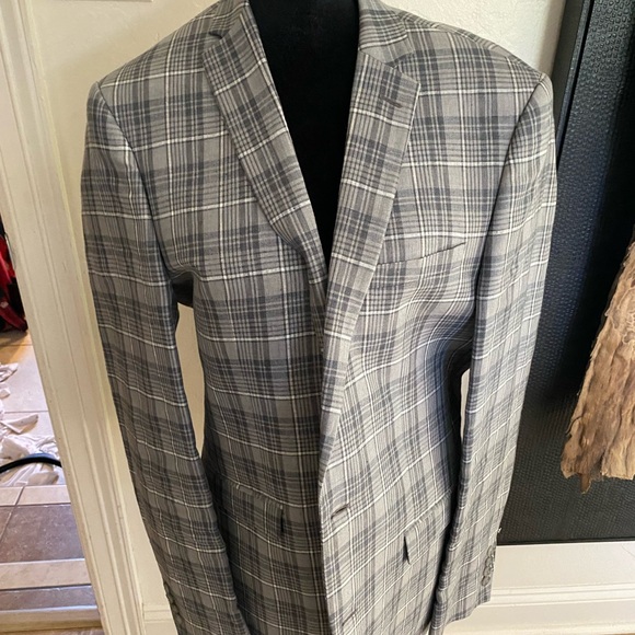 Other - Gray Plaid Sport Coat